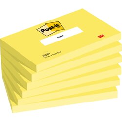 Post-it® 655-NY Haftnotiz Notes 127x76mm neonge 6x100Bl
