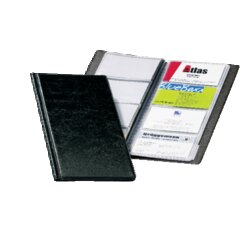 DURABLE 238001 Visitenkarten-Buch VISIFIX für 96Karten 90x57mm sw