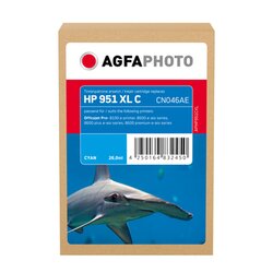 AgfaPhoto APHP951CXL Tintenpatrone wie HP CN046AE 951XL c