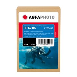 AgfaPhoto APHP62B Tintenpatrone wie HP C2P04AE 62 sw