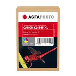 AgfaPhoto APCCL546CXL Tintenpatrone wie Canon CL546XL c/m/y