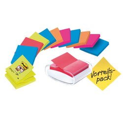 Post-it® PRO-W12N Haftnotizspender Super  Sticky ws +Z-Notes sort