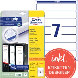 Avery Zweckform L4760-25 Ordneretikett 38x192mm ws 210 St./Pack.