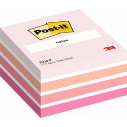 Post-it® 2028P Haftnotiz Würfel  76x45x76mm pastellpink