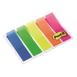 Post-it® 683HF5 Haftstreifen Index Mini  leuchtfarben 5x20St