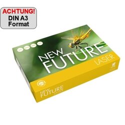New Future 9538B80B Kopierpapier Laser A3 80g 500 Bl./Pack.