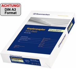 Soennecken 5533 Kopierpapier Standard DIN A3 80g weiß 500 Bl./Pack.