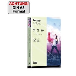 tecno 2100011432 Kopierpapier Colors A3 80g hellgrün 500Bl.