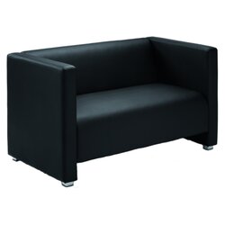 Neutralware 800019690 Sofa Kunstleder 1250x700x700mm schwarz