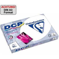 Clairefontaine 1834C Farblaserpapier DCP DIN A3 90g ws 500 Bl./Pack.