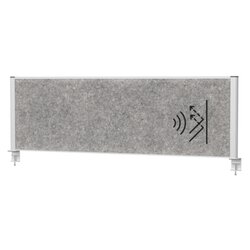 MAUL 9751695 Tisch-Trennwand MAULconnecto 160x50cm Akustik d.gr/si