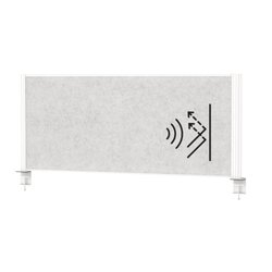 MAUL 9752202 Tisch-Trennwand MAULconnecto 120x50cm Akustik h.gr/ws