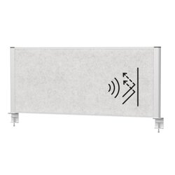 MAUL 9752295 Tisch-Trennwand MAULconnecto 120x50cm Akustik h.gr/si