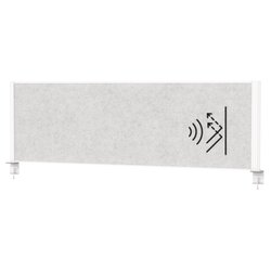 MAUL 9752602 Tisch-Trennwand MAULconnecto 160x50cm Akustik h.gr/ws