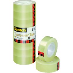 Scotch® 5501933 Klebefilm 550 19mmx33m transparent 8 St./Pack.