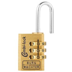 BURG-WÄCHTER Vorhangschloss Combi Lock 80 20 M