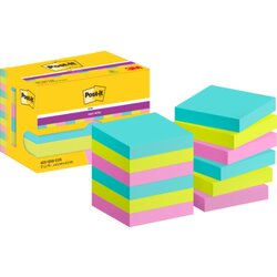 Post-it® 622-12SS-COS Haftnotiz Super Sticky  47,6x47,6mm 12x90Bl