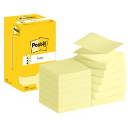 Post-it® R330 CY Haftnotiz Z-Notes 76x76mm ge 12x100Bl