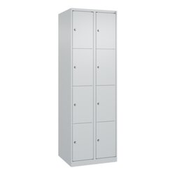 C+P 080000204S10008 Schließfachschr Classic PLUS 2x4F 1850x600x500 lgr/lgr