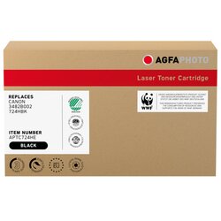AgfaPhoto APTC724HE Toner wie Canon 3482B002 schwarz