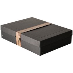 Falken 22001688 Aufbewahrungsbox PURE Box Black A3 100mm sw