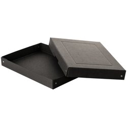 Falken Aufbewahrungsbox PureBox Black 24 x 4 x 32 cm (B x H x T)