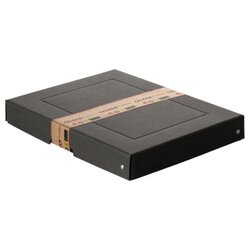 Falken 22001696 Aufbewahrungsbox PURE Box Black A4 40mm sw