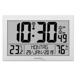 technoline® WS 8016 Wanduhr 22,5x14,3cm 