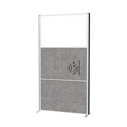 MAUL 9603095 Stellwandsystem MAULconnecto 2xAk d.gr 1xWB Stand