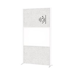 MAUL 9613002 Stellwandsystem MAULconnecto 2xAkustik h.gr 1xWB Stand
