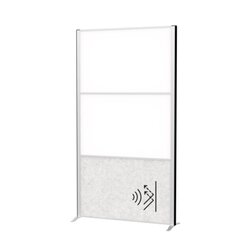 MAUL 9623095 Stellwandsystem MAULconnecto 2xWB 1xAkustik h.gr Stand
