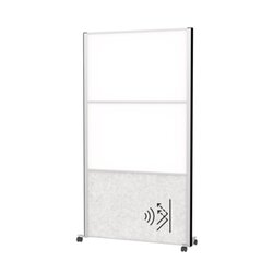 MAUL 9623195 Stellwandsystem MAULconnecto 2xWB 1xAkustik h.gr Mobil