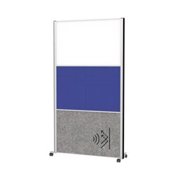 MAUL 9651795 Stellwandsystem MAULconnecto 1xWB 1xbl 1xAk d.gr Mobil
