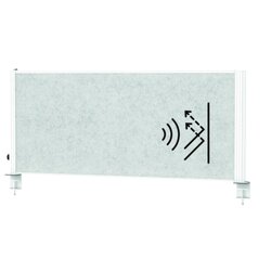 MAUL 9762202 Tisch-Trennwand MAULconnecto Uplight 120x50cm Ak h.gr/ws