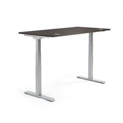 Neutralware 810060774 Schreibtisch 1200x605-1255x800 Eiche dunkel Gestell si