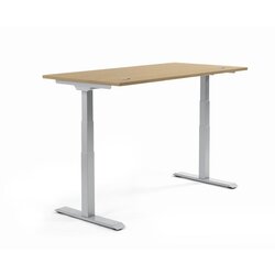 Neutralware 810060771 Schreibtisch 1200x605-1255x800 Eiche hell Gestell si