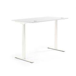 Neutralware 810061401 Schreibtisch 2000x605-1255x800 weiß Gestell ws