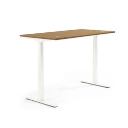 Neutralware 810061473 Schreibtisch 2000x605-1255x800  Nuss Gestell ws