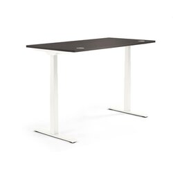 Neutralware 810061474 Schreibtisch 2000x605-1255x800 Eiche dunkel Gestell ws