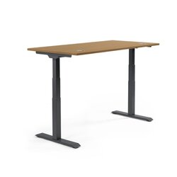 Neutralware 810061773 Schreibtisch 1800x605-1255x800  Nuss Gestell sw