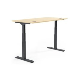 Neutralware 810061779 Schreibtisch 1800x605-1255x800  Ahorn Gestell sw