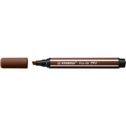 STABILO® 768/45 Filzstift Pen 68 MAX 1+5mm braun
