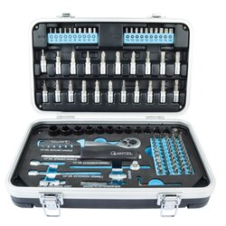 QUANTOOL Q25003 Steckschlüssel-/Bitsatz 116tlg 