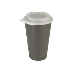 Koziol 8141800 Becher MOVE CUP Deckel 400ml ash grey