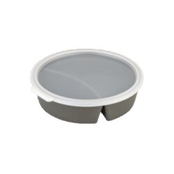 Koziol 8136800 Menüschale MOVE MENU Deckel 1,1l ash grey