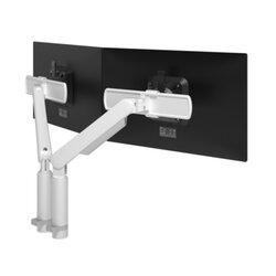 Dataflex Monitorschwenkarm Viewprime plus Dual 2 Arme Zubehör erforderlich weiß