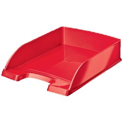 Leitz 52263026 Briefablage WOW Plus DIN A4 stapelbar PS rot