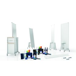 magnetoplan® 12412392 Whiteboard-Bundle Medium 
