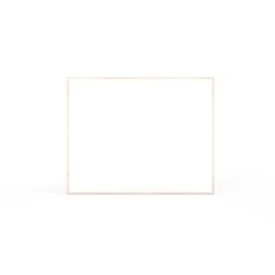 magnetoplan® 1440000 Whiteboard Wood Series Rahmen ws 96x48cm