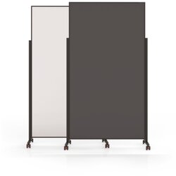 magnetoplan® 1181401 Whiteboard VarioPin 100x180cm Rahmen sw